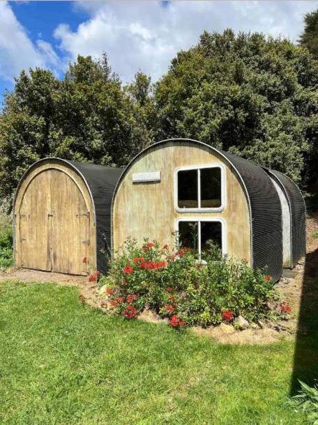 Coromandel Secluded Log Cabin Retreat Hikuai Exterior foto